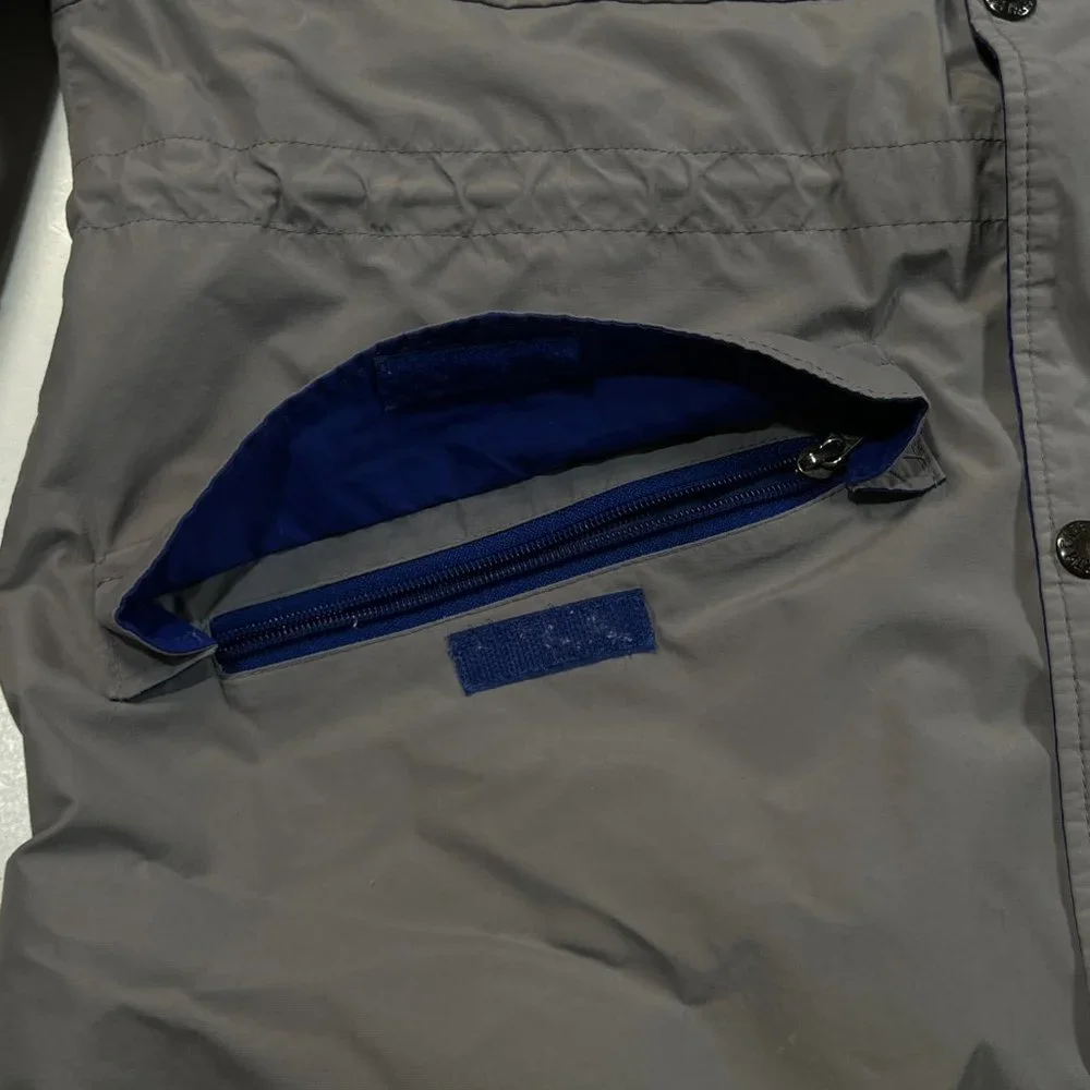 The North Face Gore-Tex Jacket Mens Medium VTG Made in USA Hooded Gray‎